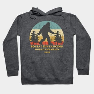 Bigfoot Social Distance World Champion Hoodie